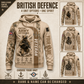 Personalized UK Soldier/Veteran with Name & Rank Hoodie All Over Printed - QK1779148813