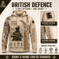 Personalized UK Soldier/Veteran with Name & Rank Hoodie All Over Printed - QK1779148814