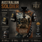 Personalized Australia Soldier/Veteran with Name and Rank Polo All Over Printed - QK1779494404