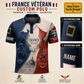 Personalized France Soldier Veteran with Name and Rank Polo All Over Printed - QK1779753627