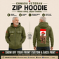 Personalized Canada Soldier/Veteran Tactical Zip Hoodie - QK1779926401