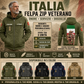 Personalized Italy Soldier/Veteran Tactical Zip Hoodie - QK1779926401