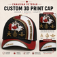 Personalized Name Canada Soldier/Veterans All Over Printed Baseball Cap - QK1779667209