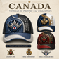 Personalized Name Canada Soldier/Veterans All Over Printed Baseball Cap - QK1779667205