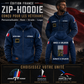 Personalized France Soldier/Veteran Tactical Zip Hoodie, Once A Soldier, Always A Soldier - QK1780012801