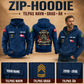 Personalized Denmark Soldier/Veteran Tactical Zip Hoodie, I Am A Veteran - QK1780012802