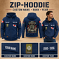 Personalized Canada Soldier/Veteran Tactical Zip Hoodie, I Am A Veteran - QK1780012802