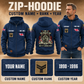 Personalized UK Soldier/Veteran Tactical Zip Hoodie, I Am A Veteran - QK1780012802