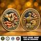 U.S. Navy - Personalized Dad Coin Gift, Best Dad Ever Custom Name Challenge Coin - 17785440