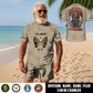 Army Division - Personalized US Soldier/ Veteran With Name, Year And Rank Combo T-Shirt + Short 3D Printed - 17763840