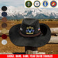 Air Force Badge - Personalized US Soldier/ Veteran With Rank, Name and Year Cowboy Hat - 1776902402