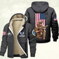 Air Force Badge - Personalized US Soldier/ Veteran With Name And Rank Hoodie Zip Velvet Coat - 17363808
