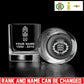 Personalized Denmark Soldier/ Veteran With Rank And Name Whiskey Glass - 17696448