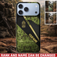 Personalized Denmark Veteran/ Soldier With Rank And Name Camo Phone Case - 17728416