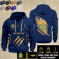 Personalized Denmark Soldier/ Veteran With Name, Year And Rank Zip Hoodie Multicolor - 17365536
