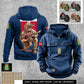 Personalized Denmark Soldier/Veteran Vintage Hoodie All Over Printed - 17194464