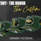 Personalized Denmark Soldier/ Veteran With Name, Year And Rank Military Cap - 17501184