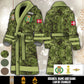 Personalized Rank And Name Denmark Soldier/Veterans Bathrobe - 1764720001