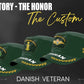 Personalized Denmark Soldier/ Veteran With Name, Year And Rank Military Cap - 17497728