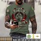 Personalized Denmark Soldier/Veteran Camo with Name, Year and Rank T-Shirt All Over Printed - 17413056