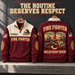 Fire Fighter Reset for the Next Call jujube red personalized sports sweatshirt, everyday routines