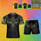 Personalized Finland Soldier/ Veteran Camo With Name And Rank Combo T-Shirt + Short 3D Printed  - 18Mar2401