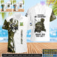 Personalized Finland Soldier/Veteran Camo with Name, Rank Hawaii All Over Printed - 17262720
