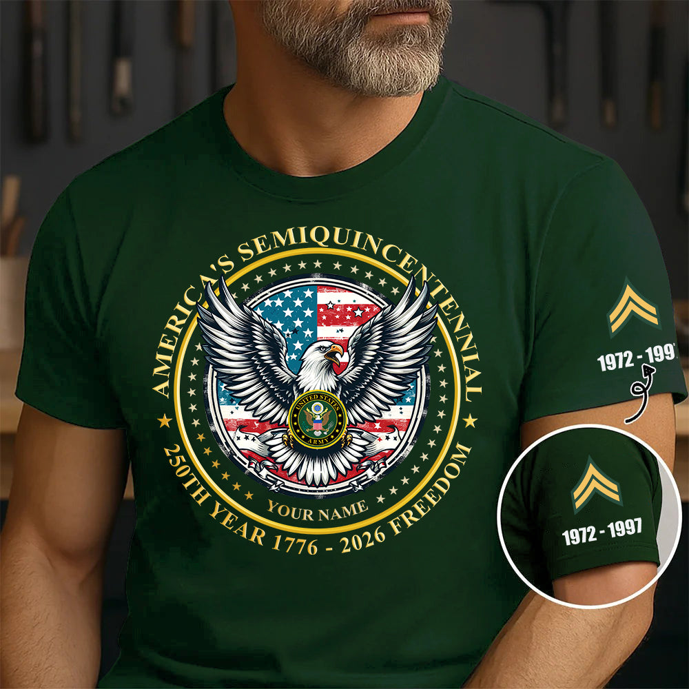 Army Division - Personalized Name US Soldier/ Veteran T-Shirt - 17764704