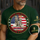 Army Division - Pride And Honor Forever A Veteran - Personalized Shirt, Custom Military Unit Branch Shirt, 250th USA Tee, Independence Day Shirt - 17772480