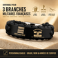 Personalized France Soldier/ Veteran Engraved Military Paracord Bracelet With Rank, Name and Year - 17753472