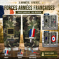 Verre personnalisé avec motif camouflage pour vétéran/soldat français avec rang et nom - 2605230003 - D04