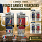 Personalized France Veteran/ Soldier With Rank, Year And Name Camo Tumbler - 17652384