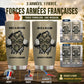 Verre personnalisé avec nom et grade de vétéran/soldat français - 17220384