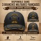 Personalized Name, Year & Rank France Soldier/Veterans Baseball Cap - 1759881603