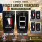 Personalized France Veteran/ Soldier With Rank And Name Camo Tumbler - 1756080001