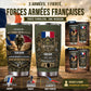 Personalized France Veteran/ Soldier With Rank And Name Camo Tumbler - 17731872