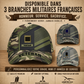 Casquette de baseball camouflage personnalisée avec rang et nom pour soldat/ancien combattant français - 17083872