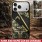 Personalized France Veteran/ Soldier With Rank And Name Camo Phone Case - 17728416