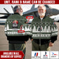 Personalized France Soldier/Veteran Camo with Name And Rank Sweater All Over Printed - 17298144