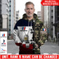 Personalized France Soldier/Veteran Camo with Name and Rank Hoodie All Over Printed - 17616096