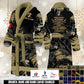 Personalized Rank And Name France Soldier/Veterans Bathrobe - 1765238401