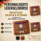 Personalized Germany Soldier/ Veteran With Rank, Year And Name Leather Wallet - 17441568