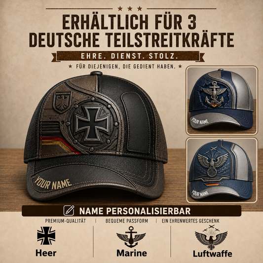Personalized Name Germany Soldier/Veterans All Over Printed Baseball Cap - QK1779667211