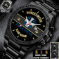 Personalized Germany Soldier/ Veteran With Name And Rank Gentleman Stainless Steel Watch - 17388000