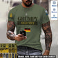 Personalized Germany Soldier/Veteran Camo with Name, Year and Rank T-Shirt All Over Printed - 17411328