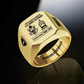 Army Division - Personalized US Soldier/Veteran with Name and Rank Engraved Men’s Ring - 1775692803