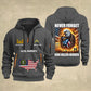 Army Branch - Never Forget Our Fallen Heroes 250th USA – Personalized Zip Hoodie Multicolor, 4th of July Zip Hoodie Multicolor, Custom Military Zip Hoodie Multicolor - 17692128