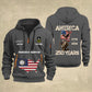 Navy Badge - Personalized America 250 Years Zip Hoodie Multicolor, Custom U.S. Soldier Branch Hoodie, Happy Independence Day, 4th Of July Zip Hoodie - 1769040002