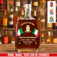 Personalized Italia Soldier/ Veteran With Rank, Name And Year Whiskey Bottle Glass - 17781984