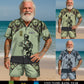 Personalized Ireland Soldier/ Veteran Camo With Rank Combo Hawaii Shirt + Short 3D Printed - 17023392